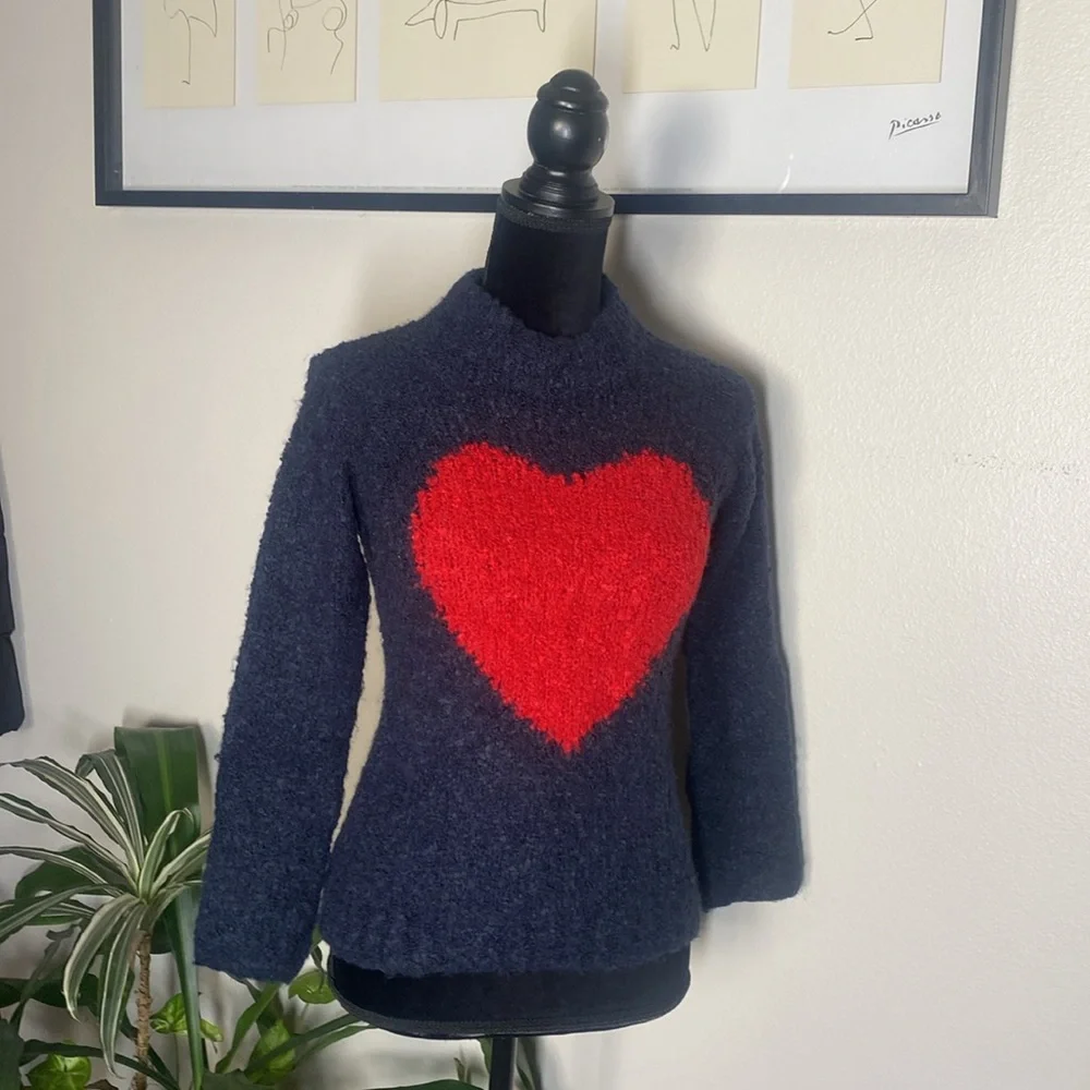 Crewcuts mock heart sweater - Picture 6 of 6